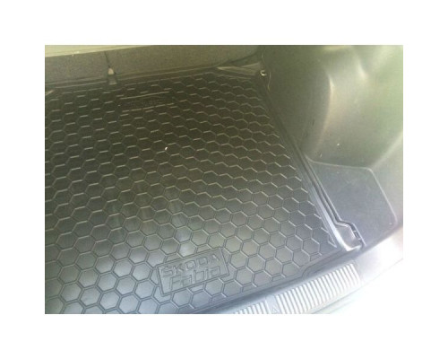 Автомобильный коврик в багажник Skoda Fabia 2 2007- Universal (Avto-Gumm)