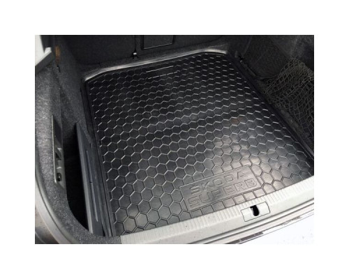 Автомобильный коврик в багажник Skoda SuperB 2015- Liftback (Avto-Gumm)