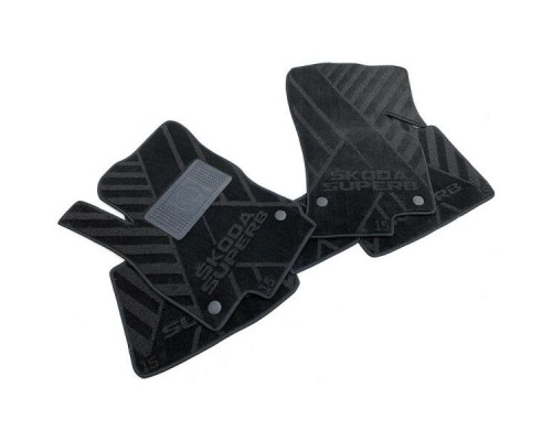 Текстильные коврики в салон Skoda SuperB 2015- (X) AVTO-Tex