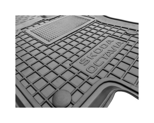 Водительский коврик в салон Skoda Octavia A7 2013- (Avto-Gumm)