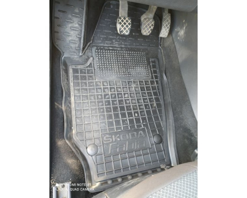 Передние коврики в автомобиль Skoda Fabia 2 2007- (Avto-Gumm)