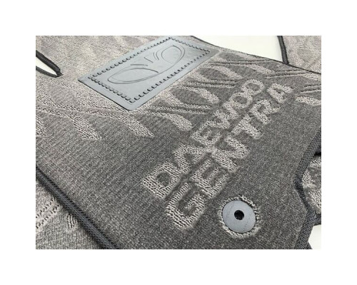 Текстильные коврики в салон Daewoo Gentra 2013- (V) серые AVTO-Tex