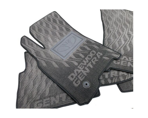 Текстильные коврики в салон Daewoo Gentra 2013- (V) серые AVTO-Tex