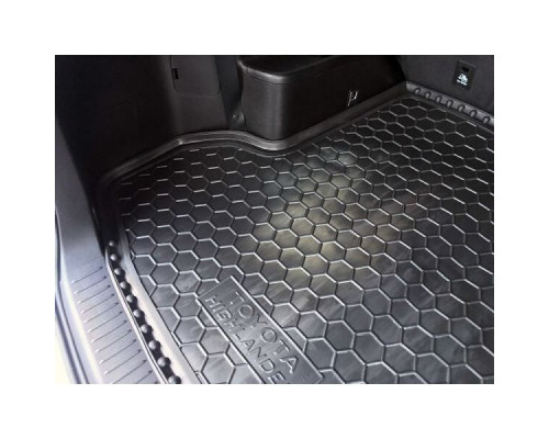 Автомобильный коврик в багажник Toyota Highlander 3 2014-2020 (7 мест) (Avto-Gumm)