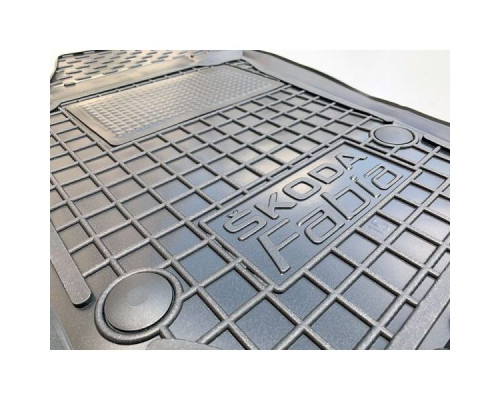 Водительский коврик в салон Skoda Fabia 3 2015- (Avto-Gumm)