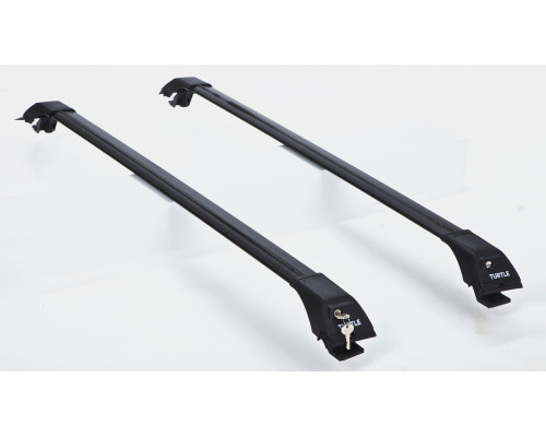Багажник Tourmaline V1 на крышу Toyota LC Prado 150 2009+ Черный