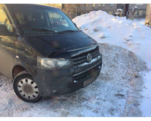 Дефлектор капота VW T-5+ с 2009-2016 г.в. (вариант Б) VITAL