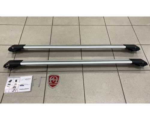 Багажные поперечины для рейлингов c просветом Erkul Wingcarrier V1, серебристые, Erkul, Серебристый, 01.WCA.120.CM.V1.G