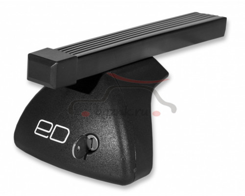 Багажник на крышу для Ford Tourneo Custom/Ford Transit 2013 IV, Евродеталь, Чёрный, ED2-201F+ED7-250S+ED11-008