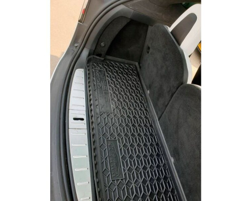 Автомобильный коврик в багажник Tesla Model X 2016- короткий (Avto-Gumm)