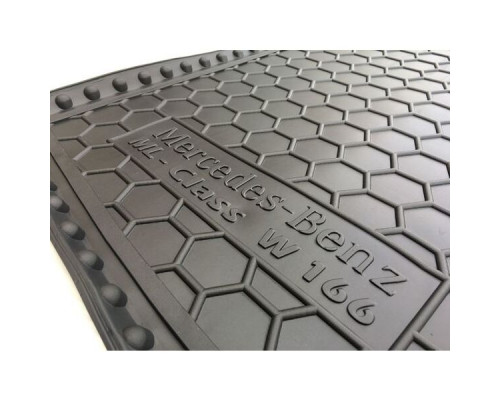 Автомобильный коврик в багажник Mercedes ML (W166) 2011-/GLE 2014- (Avto-Gumm)