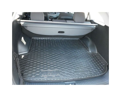 Автомобильный коврик в багажник Kia Sorento 2015- (5 мест) (Avto-Gumm)