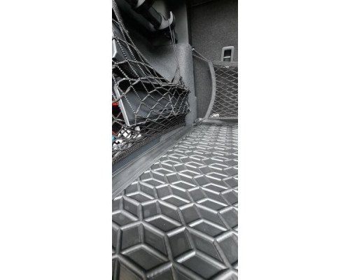 Автомобильный коврик в багажник Skoda Karoq 2018- верхний для двухуровневого пола (Avto-Gumm)