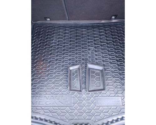Автомобильный коврик в багажник Renault Megane 4 2016- Universal (AVTO-Gumm)
