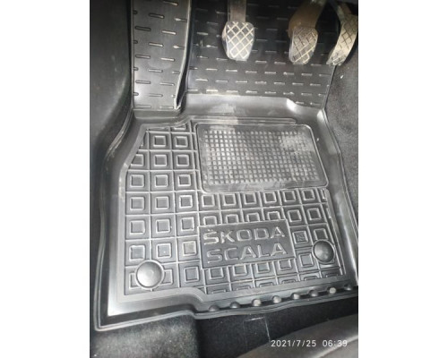Водительский коврик в салон Skoda Scala 2020- (Avto-Gumm)
