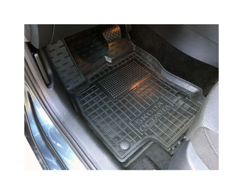 Водительский коврик в салон Skoda Octavia A7 2013- (Avto-Gumm)