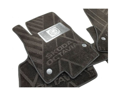 Текстильные коврики в салон Skoda Octavia A7 2013- (X) AVTO-Tex