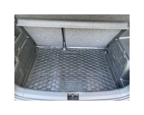Автомобильный коврик в багажник Skoda Fabia 3 2015- Hatchback (Avto-Gumm)