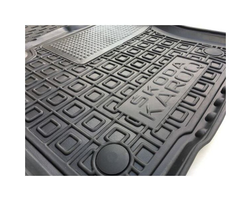 Водительский коврик в салон Skoda Karoq 2018- (Avto-Gumm)