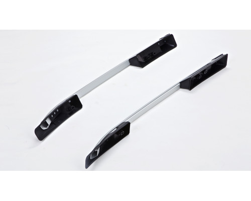 Рейлинги Falcon без поперечины на крышу Mitsubishi L200 IV 2006-2015 серебристые