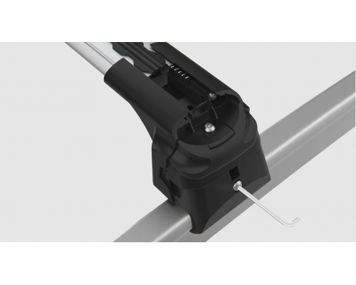 Багажник Air 2 на крышу Mitsubishi Pajero Sport III 2015+ Серебристый