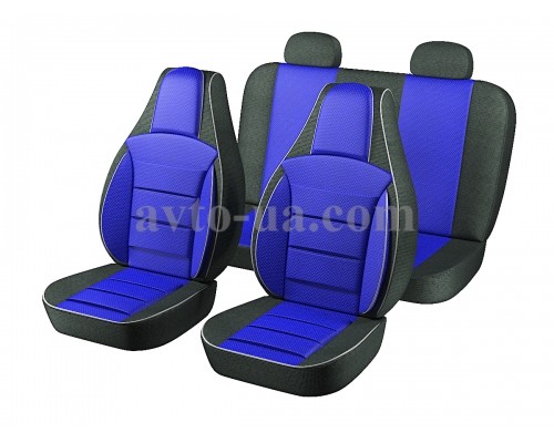 Huse scaun auto Pilot «Chevrolet Lacetti» albastru (pentru 4 locuri)