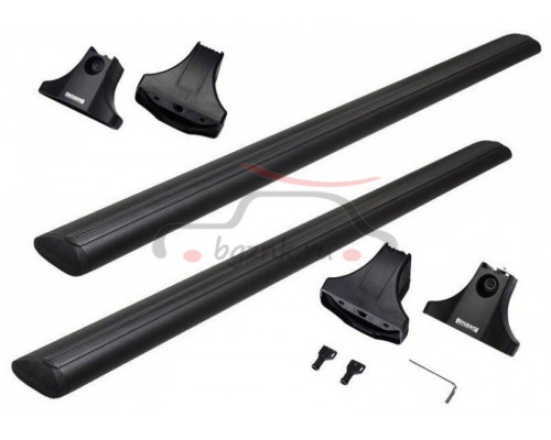 Багажник на крышу черный для Renault kangoo, Atlant, Чёрный, C8709-6030-8736