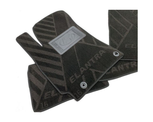 Текстильные коврики в салон Hyundai Elantra 2016- (X) AVTO-Tex