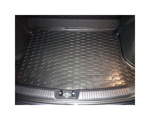 Автомобильный коврик в багажник Hyundai i30 2017- Hatchback (Avto-Gumm)