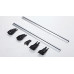 Багажник Tourmaline V1 на крышу Toyota Land CRuiser 300 2021+ Серебристый