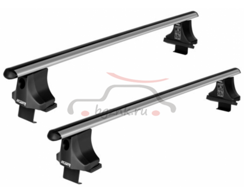 Багажник на крышу для Hyundai Elantra 2006-2010 IV (HD)/Hyundai Verna 1999-2005 II Хэтчбек 5 дв, Серебристый, B8809-8828-8872