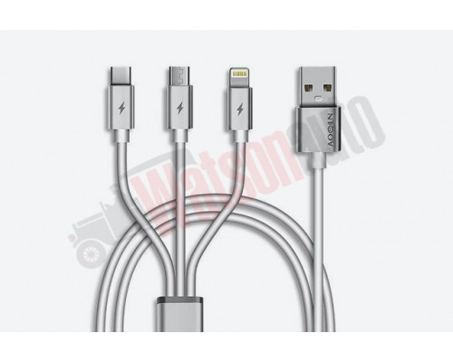 CB007 Кабель USB 3 в1 Aolidz L125