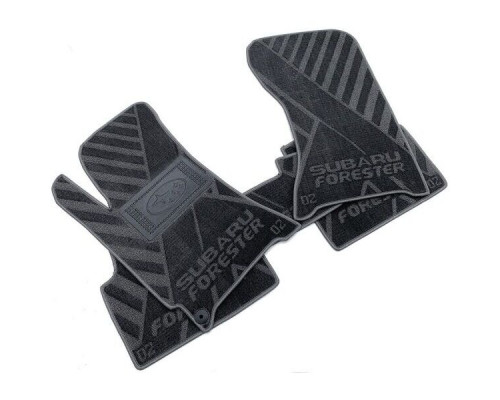 Текстильные коврики в салон Subaru Forester 2 2002-2008 (X) серые AVTO-Tex