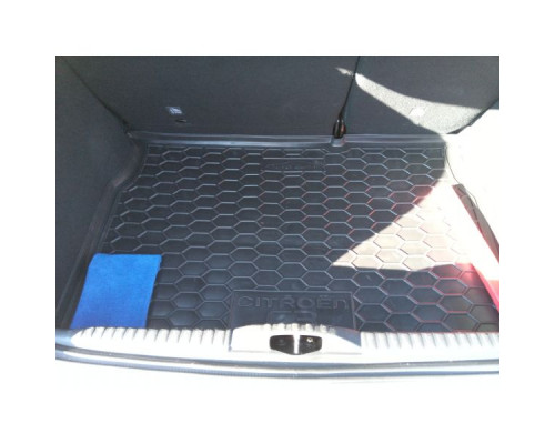 Автомобильный коврик в багажник Citroen C3 2017- (Avto-Gumm)