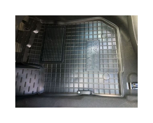Водительский коврик в салон Renault Logan 2013- (Avto-Gumm)