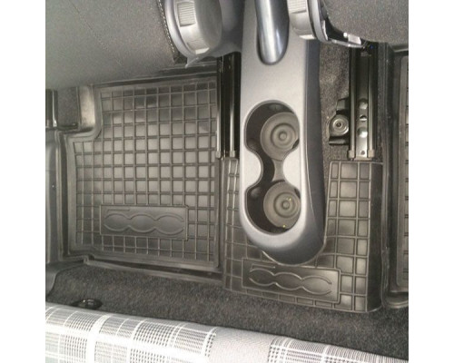 Автомобильные коврики в салон Fiat 500 2007- (Avto-Gumm)