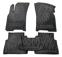 Текстильные коврики в салон Daewoo Gentra 2013- (V) серые AVTO-Tex