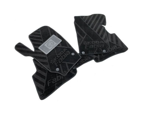 Текстильные коврики в салон Skoda Fabia 2 2007-2015 (X) AVTO-Tex