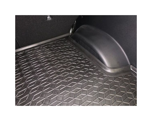 Автомобильный коврик в багажник Hyundai Santa Fe 2018- 5 мест (Avto-Gumm)