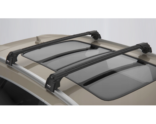 Багажник Air 2 на крышу Mitsubishi Pajero Sport III 2015+ Черный