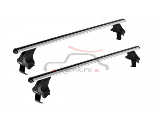 Багажник на крышу для Honda Civic VIII (4D) (4-dr sed) 2005-2011, Atlant, Серебристый, E7002-8828-7254