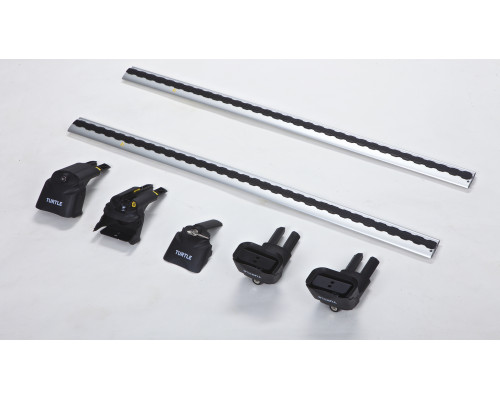 Багажник Air 3 на крышу Fiat Doblo II 2010+ Серебристый