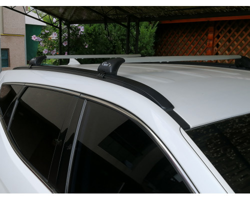 Базовый багажник на интегрированные рейлинги Gev Geo silver