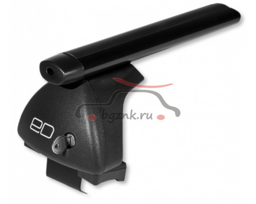 Багажник на крышу для Renault Kaptur 2016- с замком, Евродеталь, Чёрный, ED2-201F+ED7-625B+ED10-045