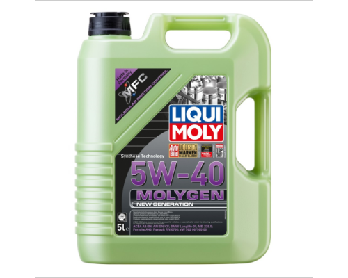 Liqui Molly НС-синтетическое моторное масло Molygen New Generation 5W-40 5л M8536