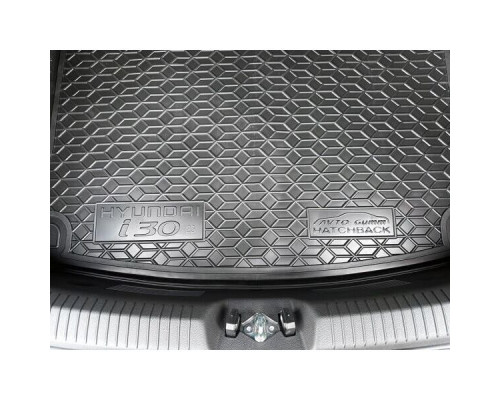 Автомобильный коврик в багажник Hyundai i30 2023- Hatchback (AVTO-Gumm)