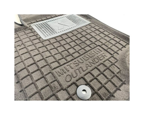 Гибридные коврики в салон Mitsubishi Outlander 2003-2007 (АКПП) (AVTO-Gumm)