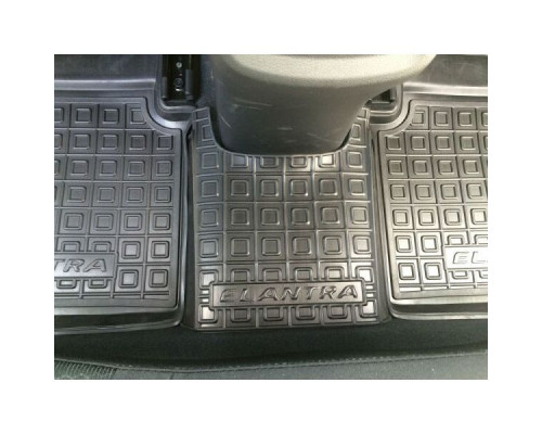 Автомобильные коврики в салон Hyundai Elantra 2016- (Avto-Gumm)