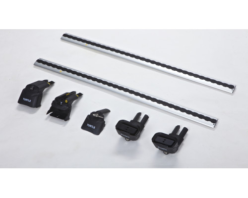 Багажник Air 3 на крышу Fiat Scudo II 2007-2016 Серебристый