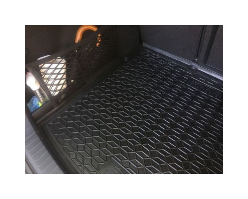 Автомобильный коврик в багажник Skoda Karoq 2018- верхний для двухуровневого пола (Avto-Gumm)